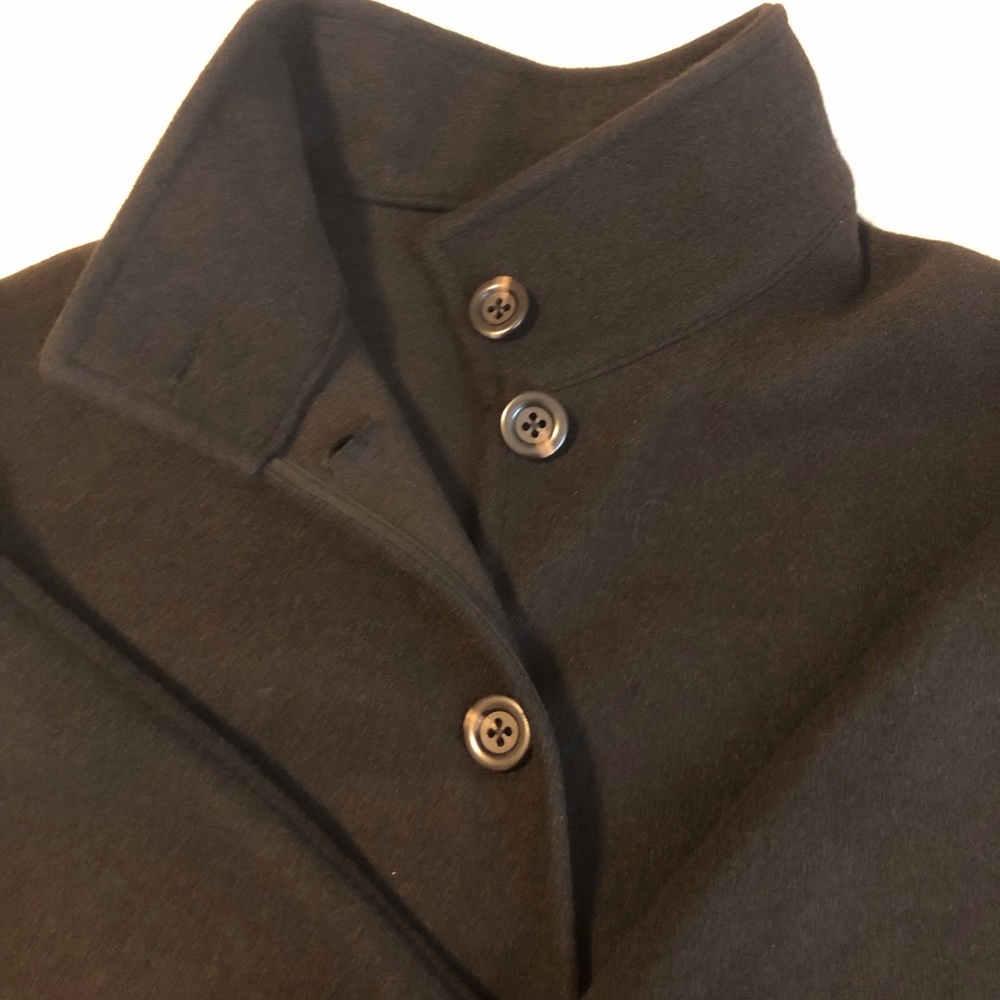 Ann Taylor black poncho.
